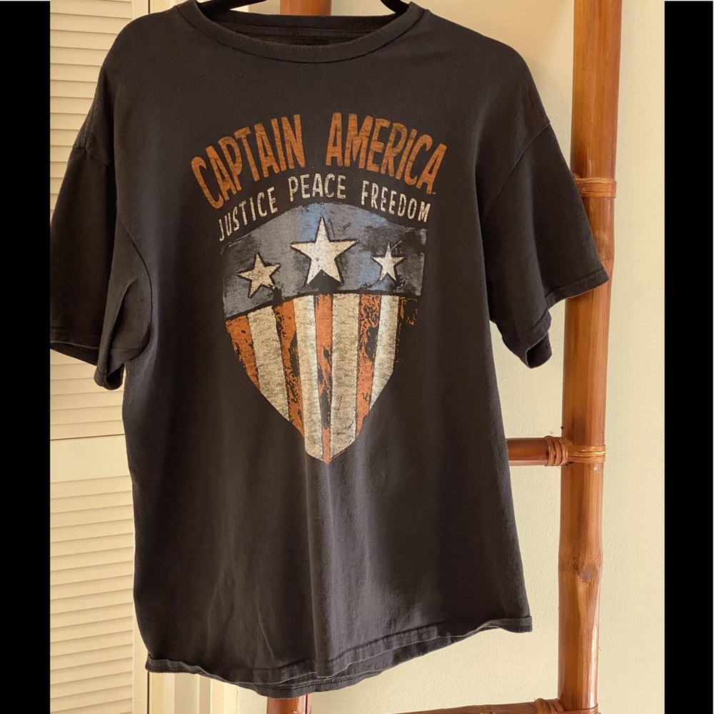 CAPTAIN AMERICA COTTON LARGE TEE